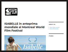 Tablet Screenshot of officinafilm.com